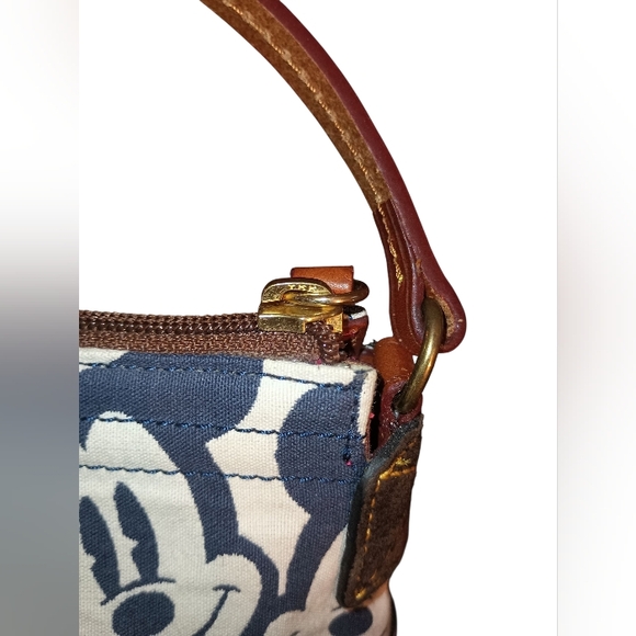 Disney Mickey Dooney and Bourke shoulder bag Blue Canvas - Picture 14 of 15